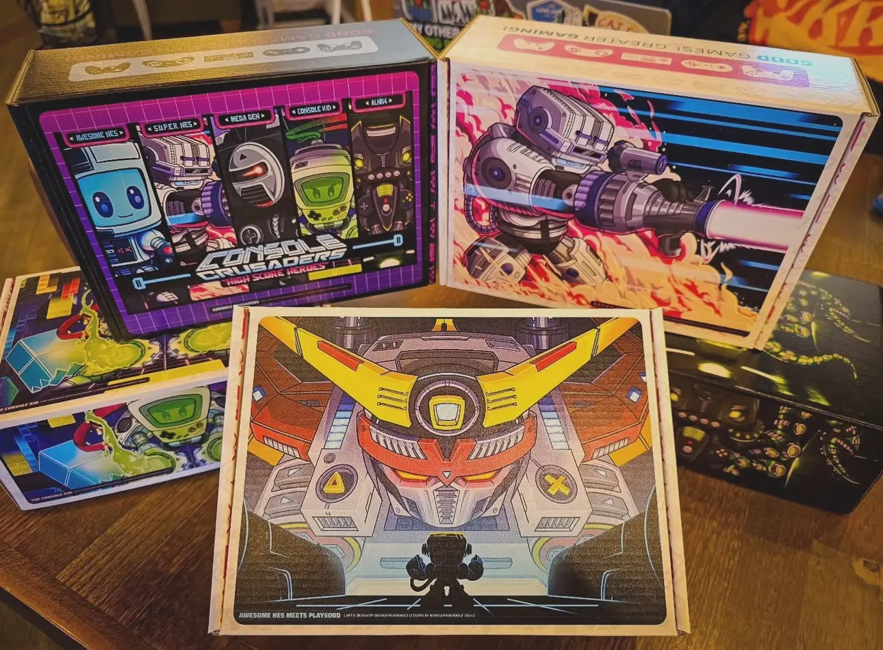 GGRetroBoxes of various styles