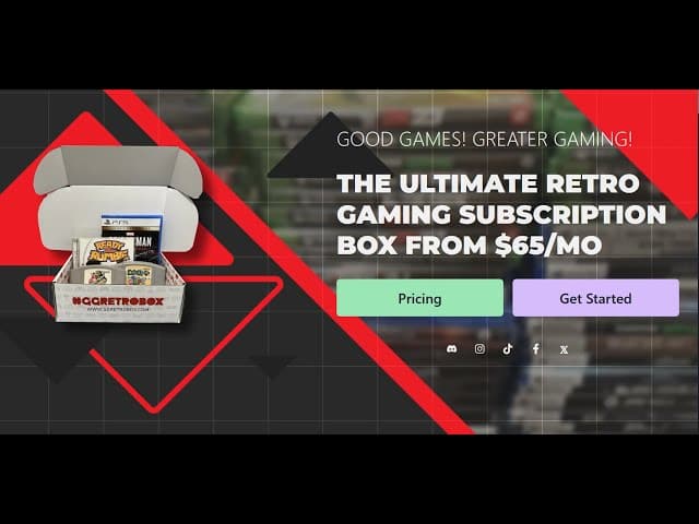 GG Retro Box ~ December 2024