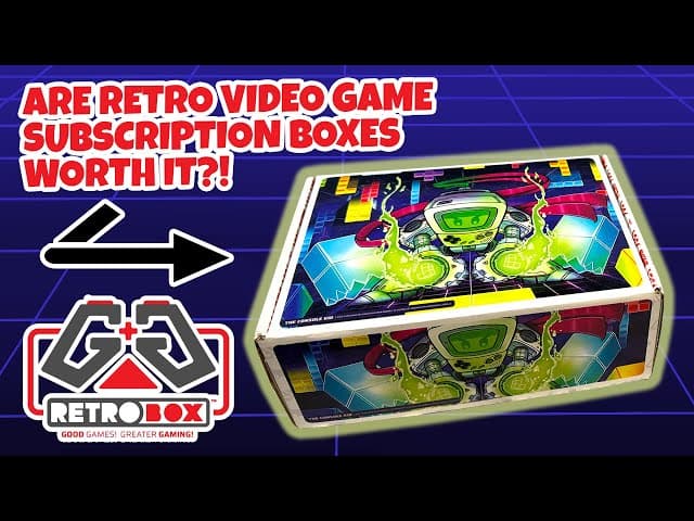 GG RETROBOX Unboxing!!! Retro Video Game Subscription Box Review!