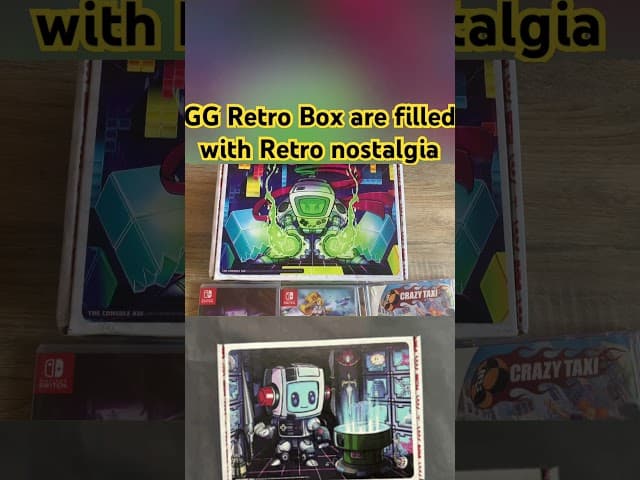 GGRetroBox Is an amazing gaming mystery box filled with retro nostalgia